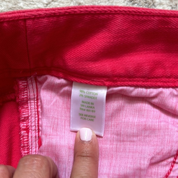 Lilly Pulitzer Worth Straight Jean in Azalea Pink EUC🩷 - Picture 10 of 13
